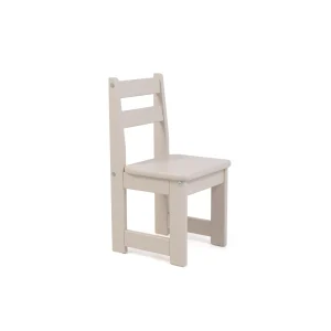 Krzesło dziecięce z kolekcji Baby Maluch (zestaw Baby Set), kolor szampański, małe rozmiary przeznaczone dla niemowląt i małych dzieci, packshot produktu na białym tle