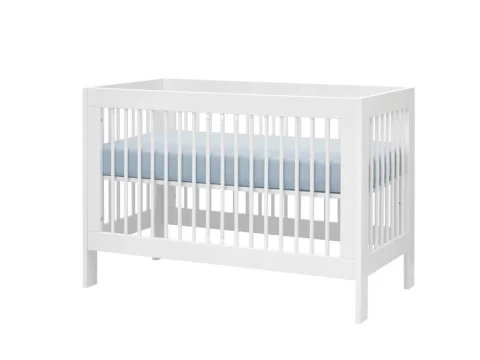 BASIC Łóżeczko 120x60, kolor biały - zdjęcie produktu 1