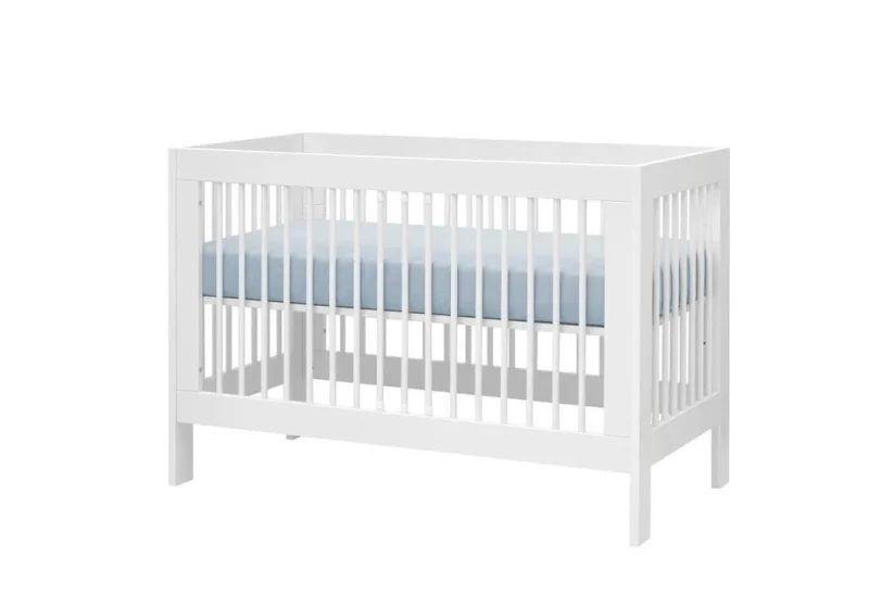 BASIC Łóżeczko 120x60, kolor biały - zdjęcie produktu 1