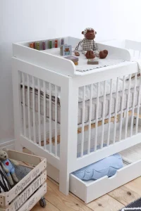 BASIC Przewijak na łóżeczko 120x60, kolor biały - zdjęcie produktu 1