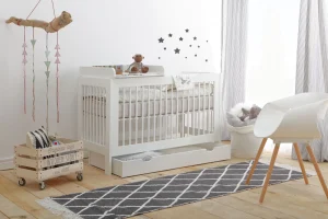 BASIC Przewijak na łóżeczko 140x70, kolor biały - zdjęcie produktu 1