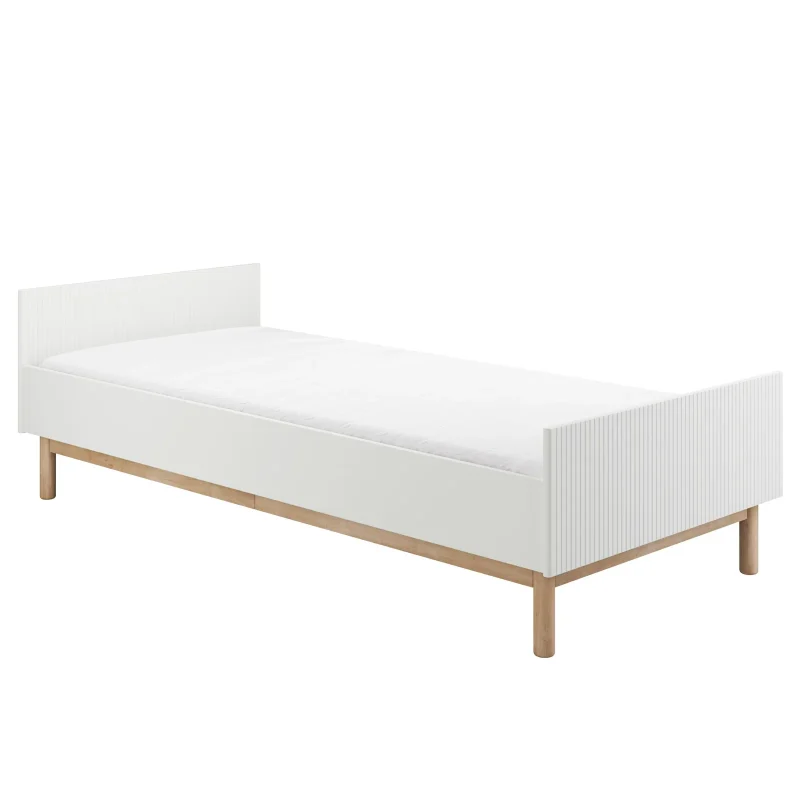 MILOO łóżko 200 x 90 biały - zdjęcie 1
