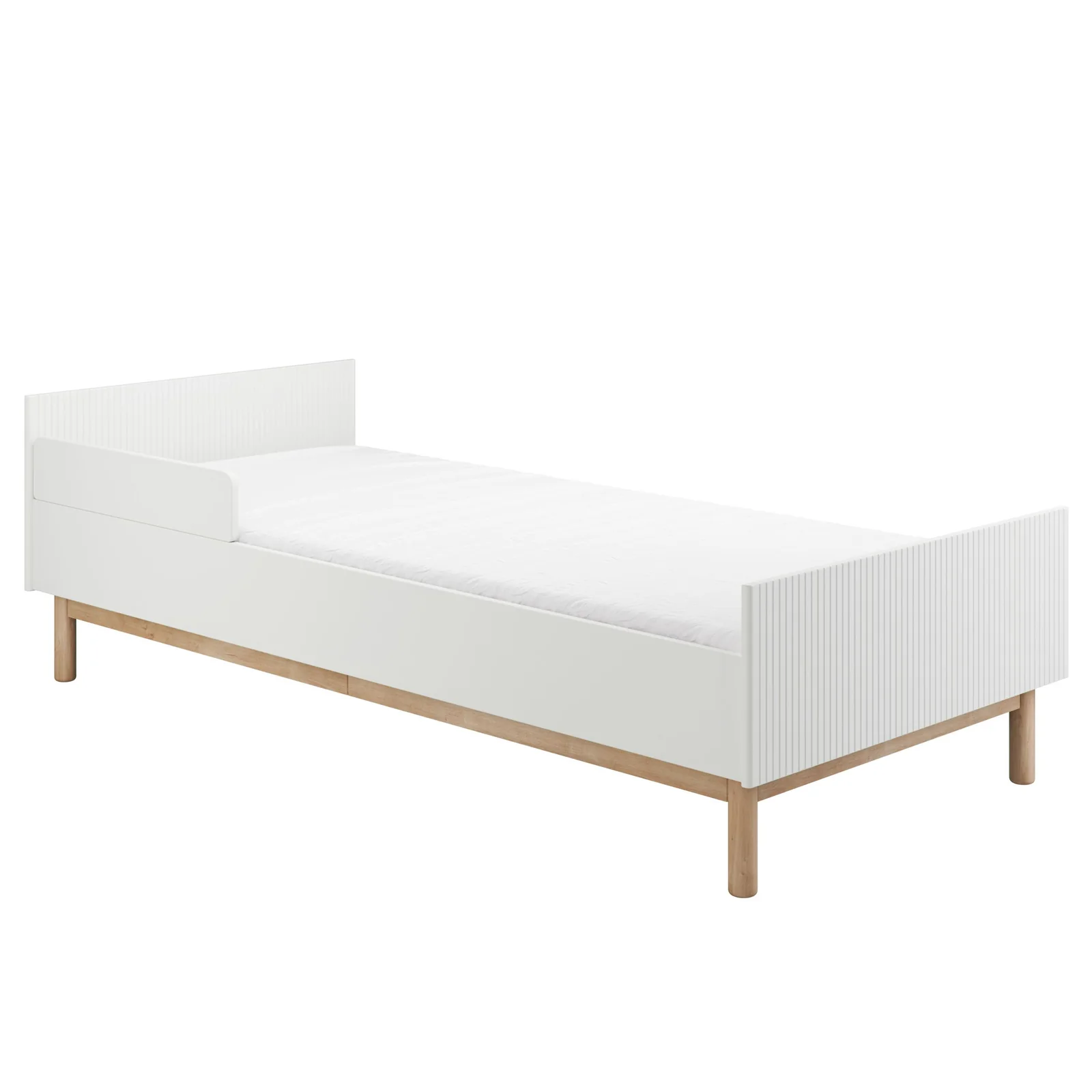 MILOO łóżko 200 x 90 biały - zdjęcie 2